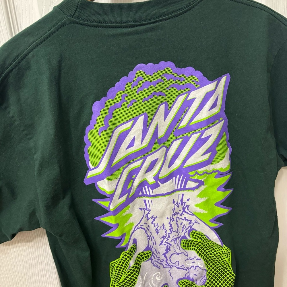 Santa Cruz Crystal Ball Print Graphic T Shirt Mens Size Medium - Picture 5 of 9